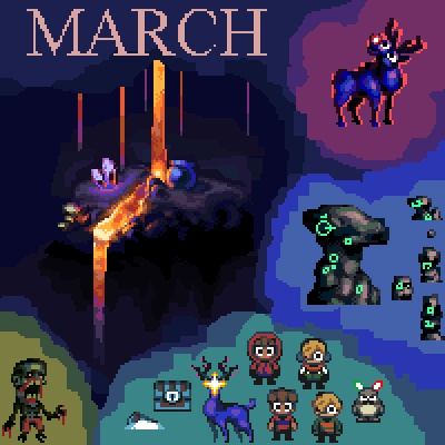 Random sprites from March 2022